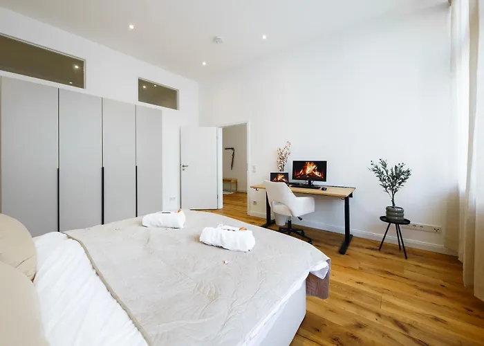 شقة Luxerioeses 3 L Terrasse L Kueche L Balkon L Parkplatz L Netflix L 125 M2